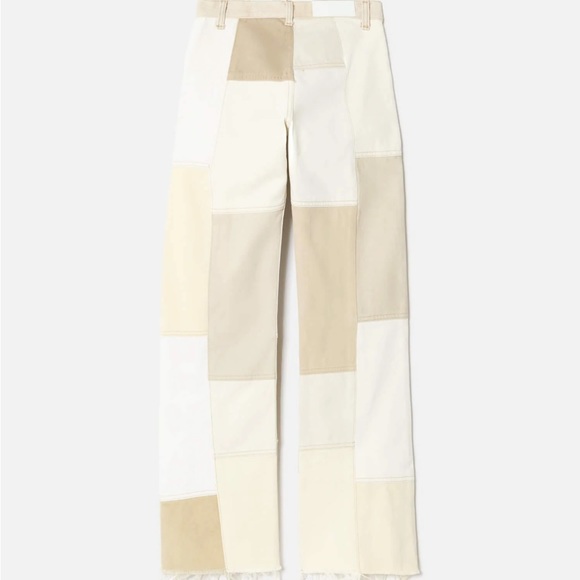 REDONE Beige Levi’s 70s Patched Wide Leg Pants Size 26 - Picture 3 of 7